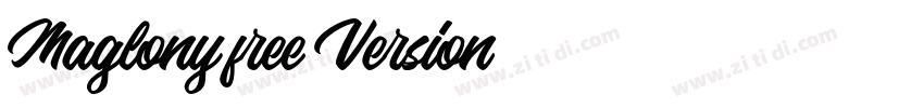 Maglony free Version字体转换